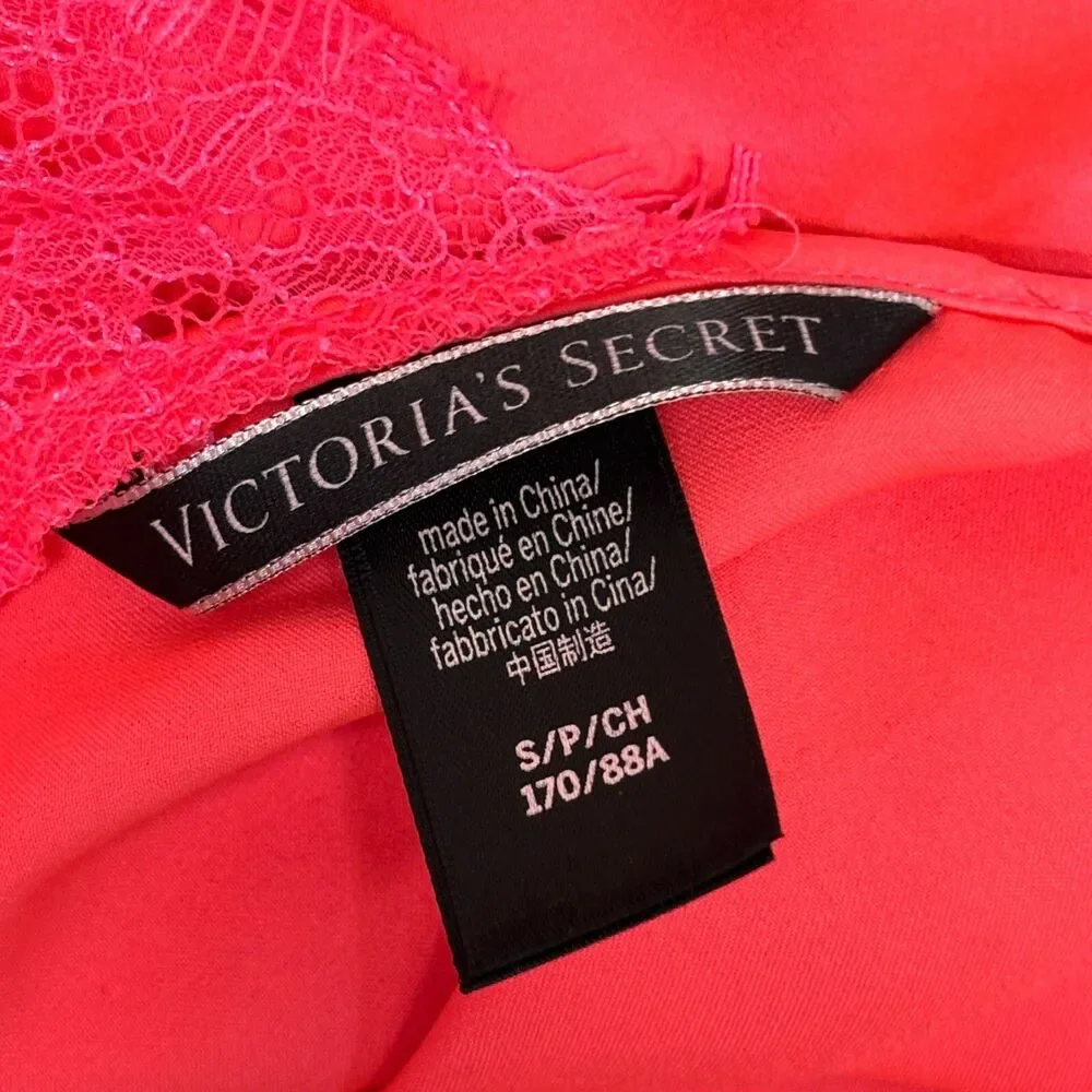 Victoria's Secret Women Babydoll Lace Slip Dress Size Small Lingerie M298 -19